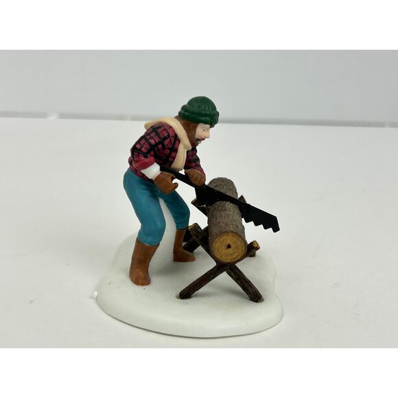 Department 56 Heritage Village Lumberjacks Set of 2 Figures w/ Box 56590 - Picture 7 of 16